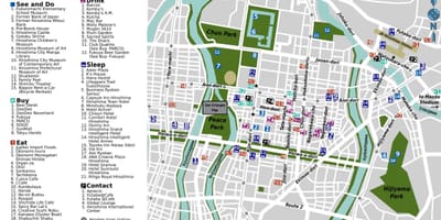 Mapa de hiroshima
